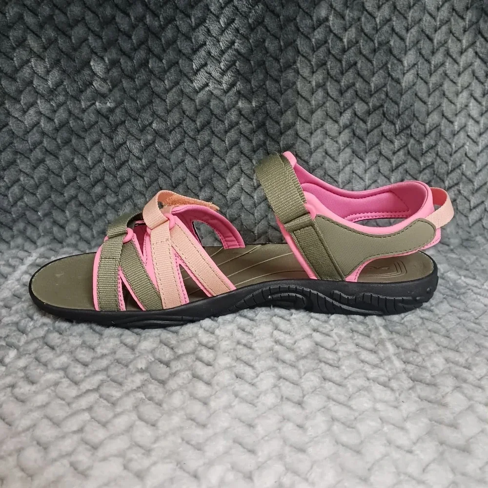 Teva Tirra Women's Strappy Sandals Burnt Olive Adjustable‎ Strap Comfort Size 5